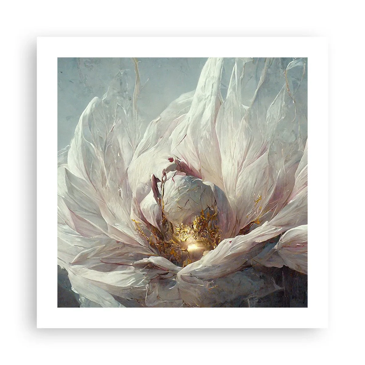 Poster - Sie blüht alle hundert Jahre einmal - 50x50 cm