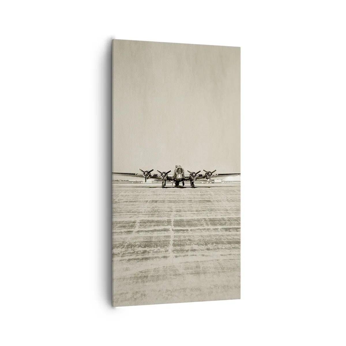 Bild auf Leinwand - Leinwandbild - Wie immer bereit - 65x120 cm