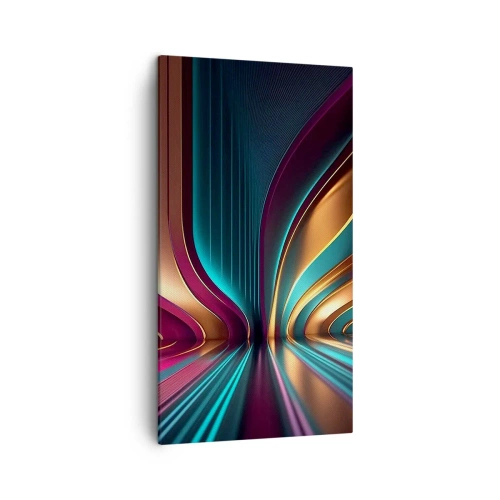 Bild auf Leinwand - Leinwandbild - Architektur des Lichts - 45x80 cm