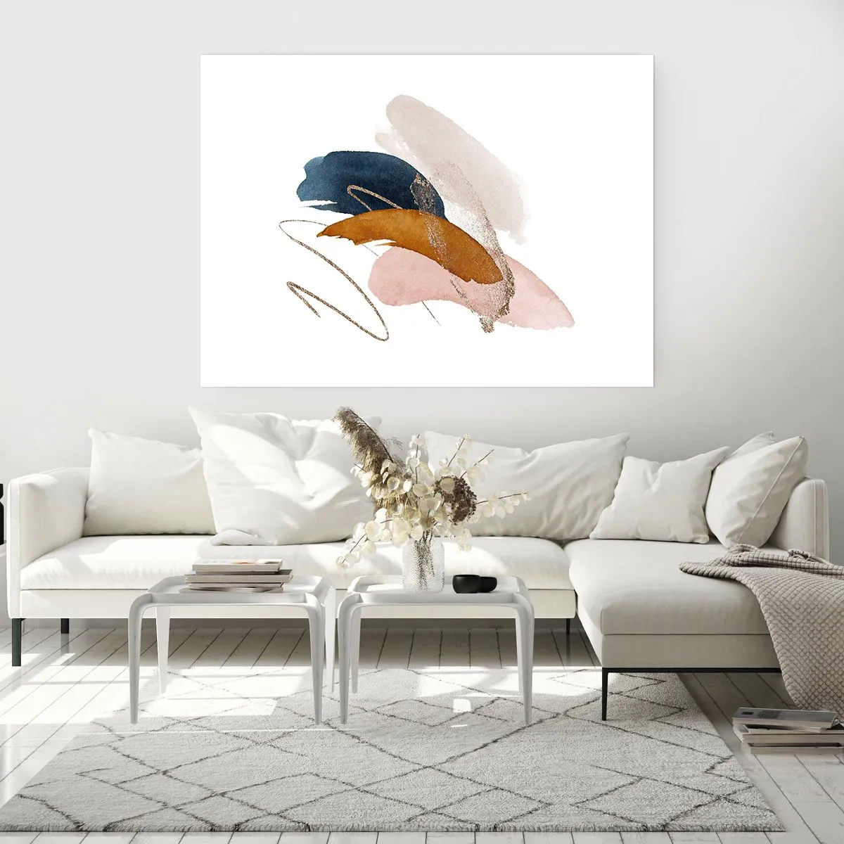 Poster - Geflügelte Komposition - 50x40 cm