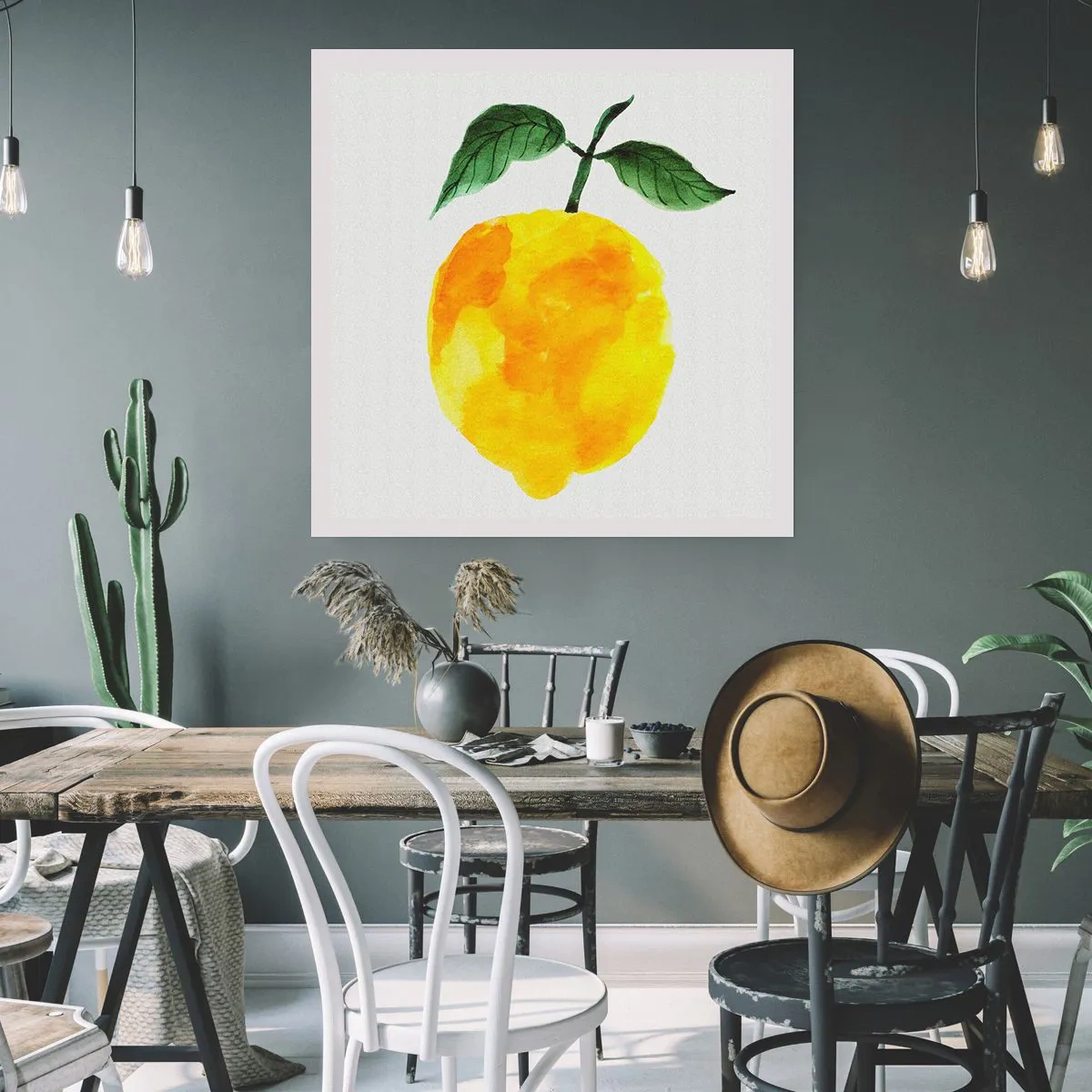 Poster - So schmeckt man die Sonne - 60x60 cm