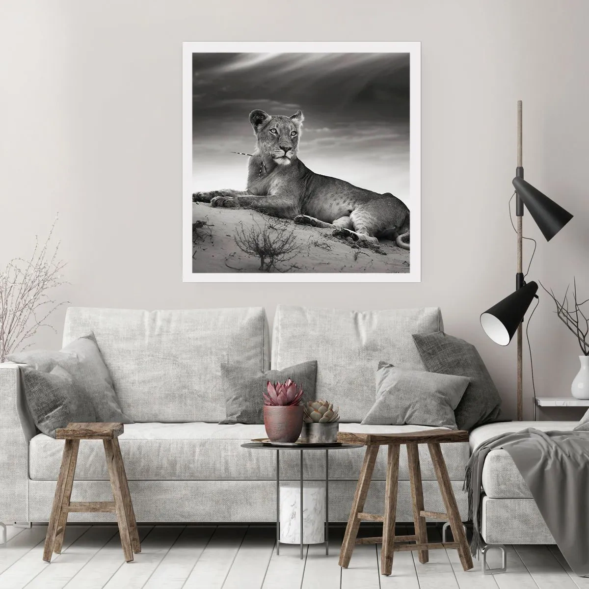 Poster - Die Königin der Wüstenruhe - 30x30 cm