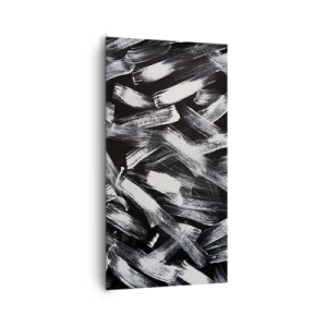 Bild auf Leinwand - Leinwandbild - Abstraktion im industriellen Geist - 65x120 cm