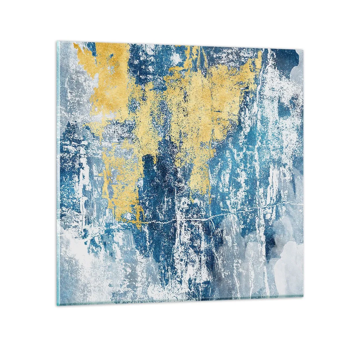 Glasbild - Bild auf glas - Abstraktion voller Wetter - 60x60 cm