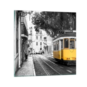 Glasbild - Bild auf glas - Und Fado im Hintergrund - 40x40 cm