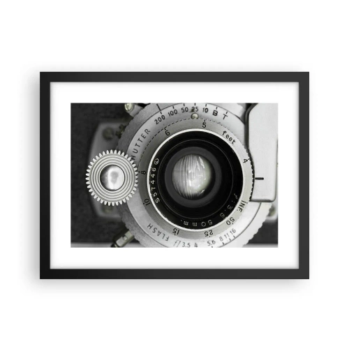 Poster in einem schwarzem Rahmen - Eine Story über Hollywood - 40x30 cm