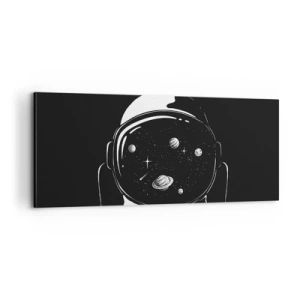 Bild auf Leinwand - Leinwandbild - Schöne Aussicht - 100x40 cm