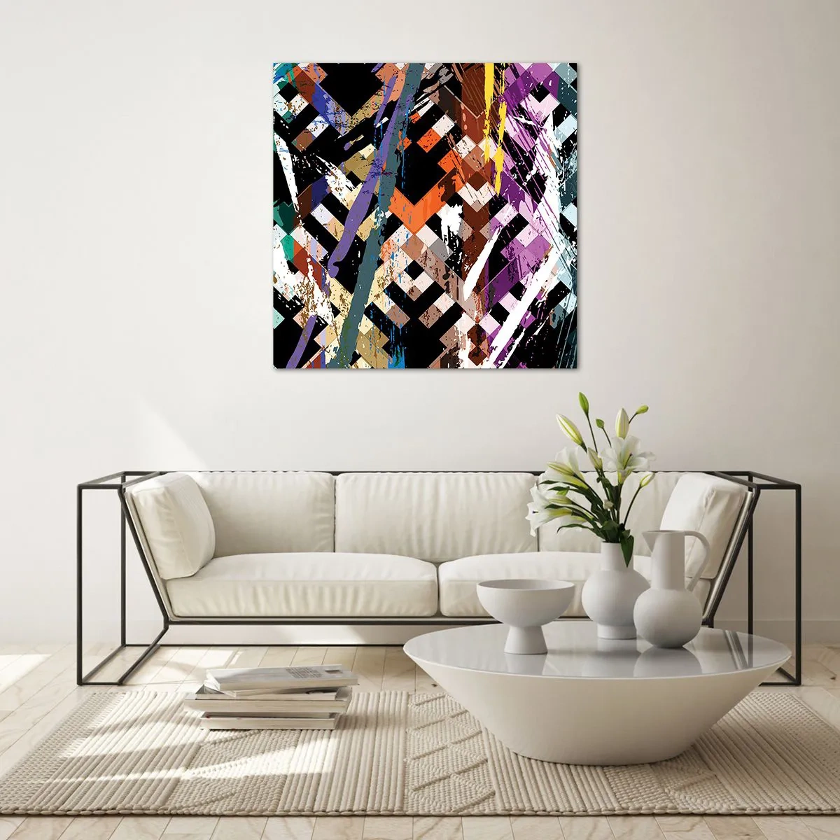 Glasbild - Bild auf glas - Quadriert - 40x40 cm