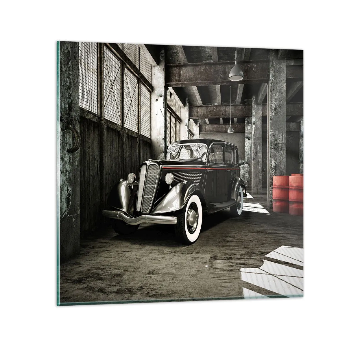 Glasbild - Bild auf glas - Die ewige Eleganz der 1930er Jahre - 60x60 cm