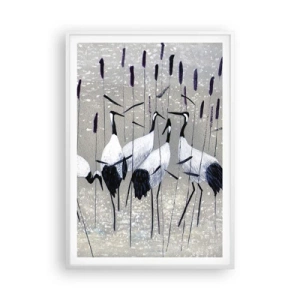 Poster in einem weißen Rahmen - Unter ihren eigenen - 70x100 cm