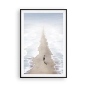 Poster in einem schwarzem Rahmen - Glänzende Zukunft - 61x91 cm