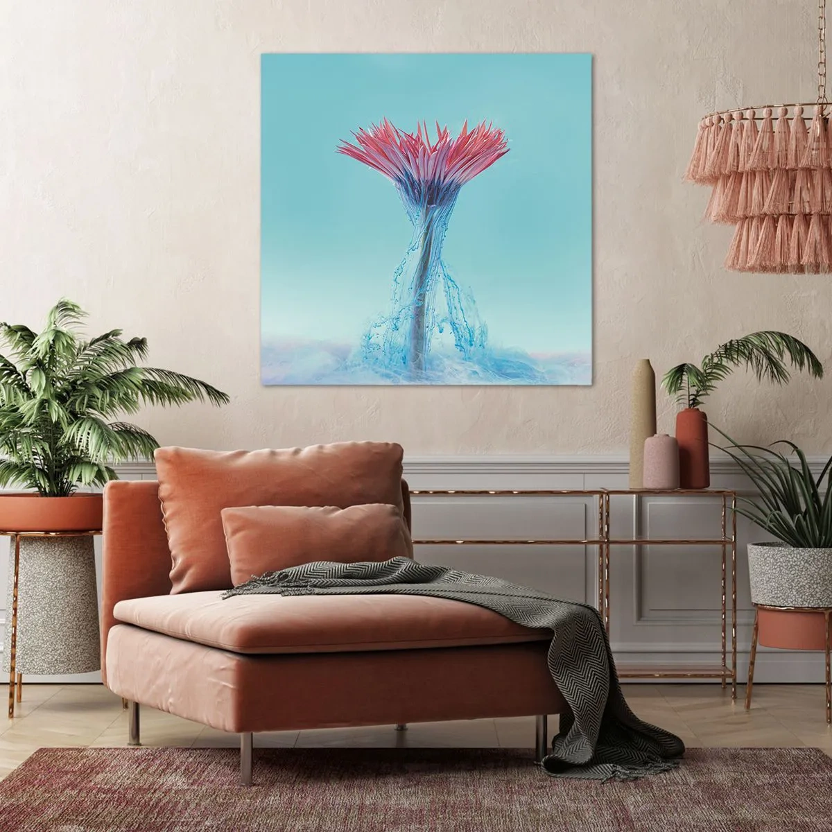 Bild auf Leinwand - Leinwandbild - In einer belebenden Umarmung - 70x70 cm