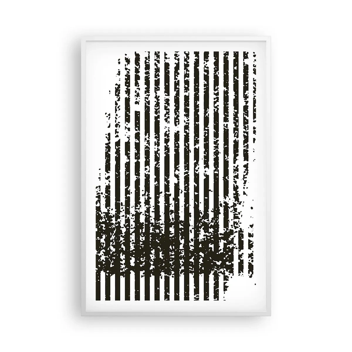 Poster in einem weißen Rahmen - Rhythmus und Rauschen - 61x91 cm