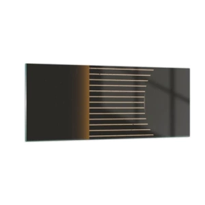 Glasbild - Bild auf glas - Die Dunkelheit erkunden - 100x40 cm