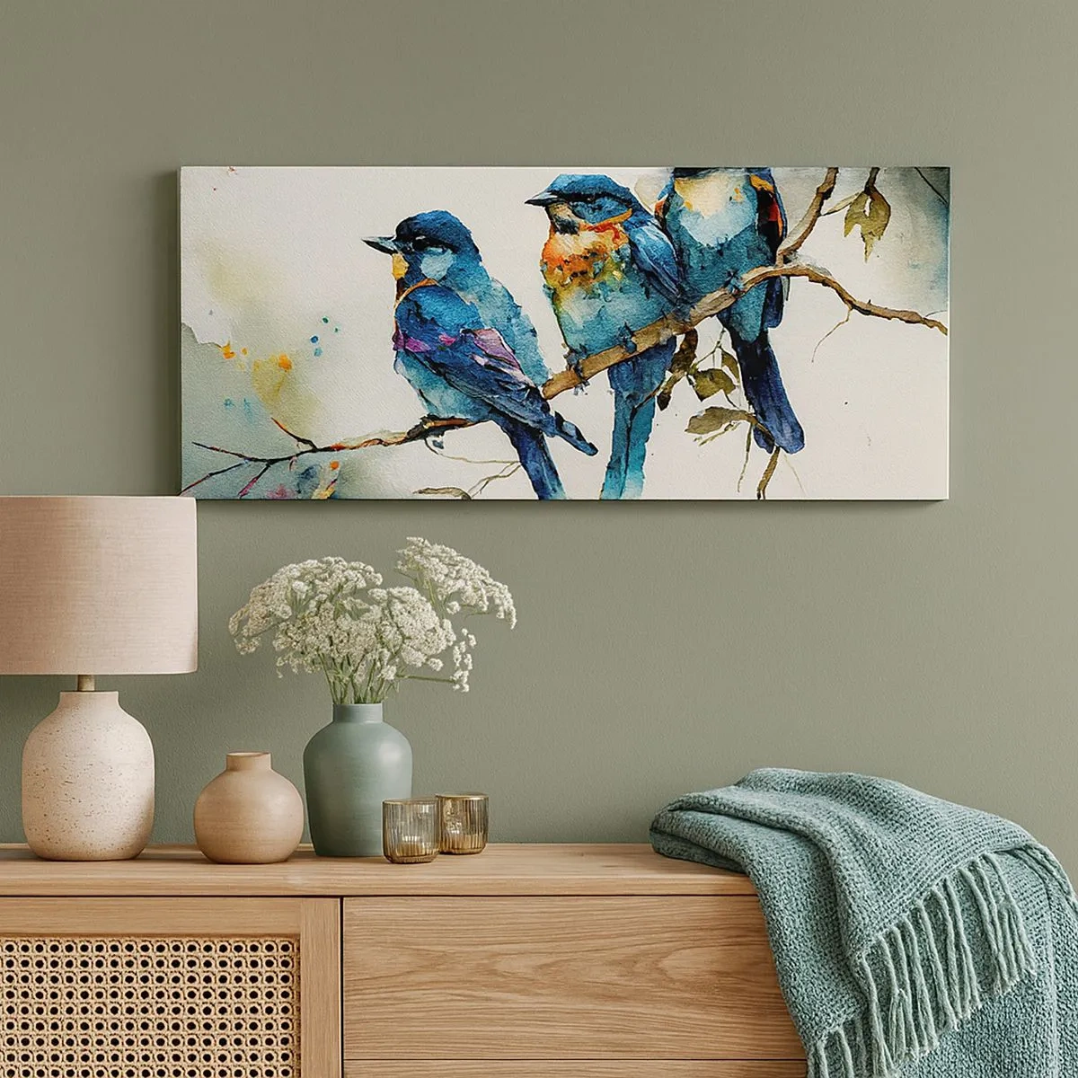 Bild auf Leinwand - Leinwandbild - War er beleidigt? - 100x40 cm