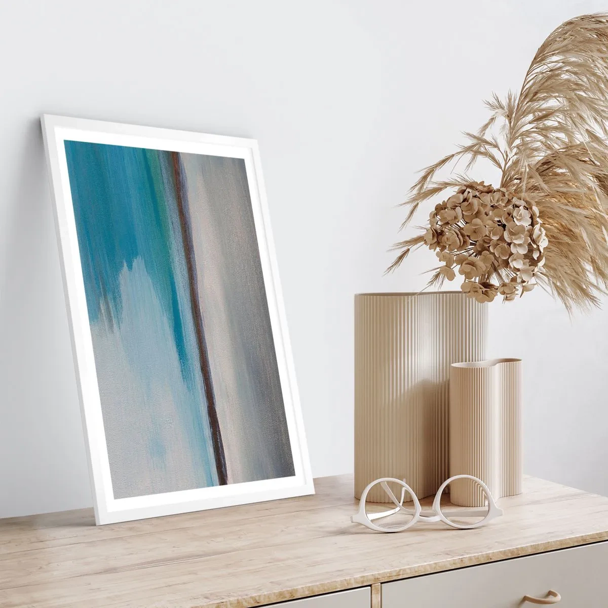 Poster in einem weißen Rahmen - Horizontale Landschaft - 61x91 cm