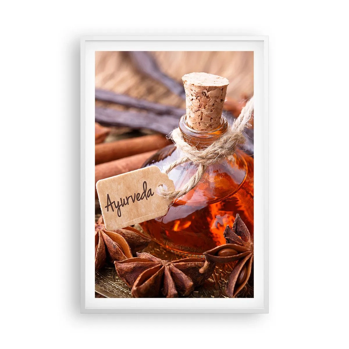 Poster in einem weißen Rahmen - Zur Einheit von Körper und Geist - 61x91 cm