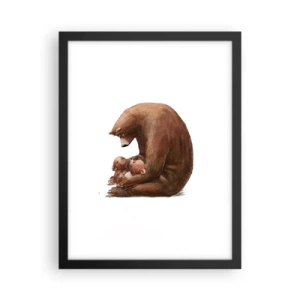 Poster in einem schwarzem Rahmen - Süße Träume, Kinder - 30x40 cm