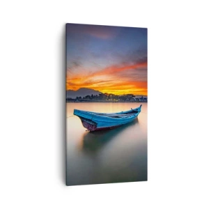 Bild auf Leinwand - Leinwandbild - Eine gute Nacht kommt - 45x80 cm