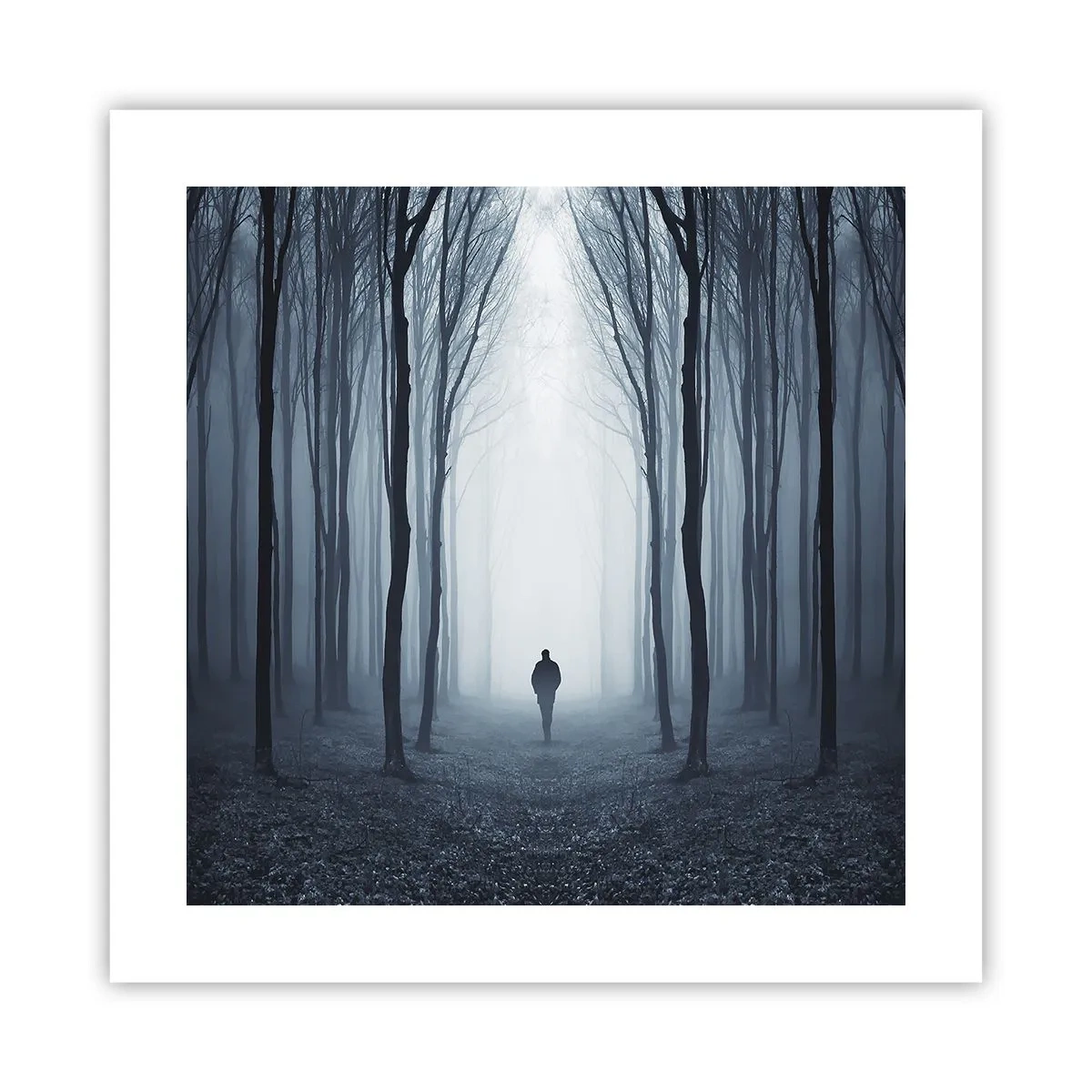 Poster - Alles einfach und übersichtlich - 40x40 cm