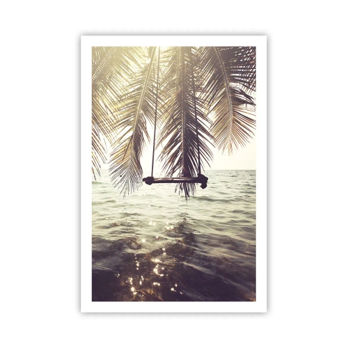 Poster - Sie können nach Belieben in den Wolken schwingen - 61x91 cm