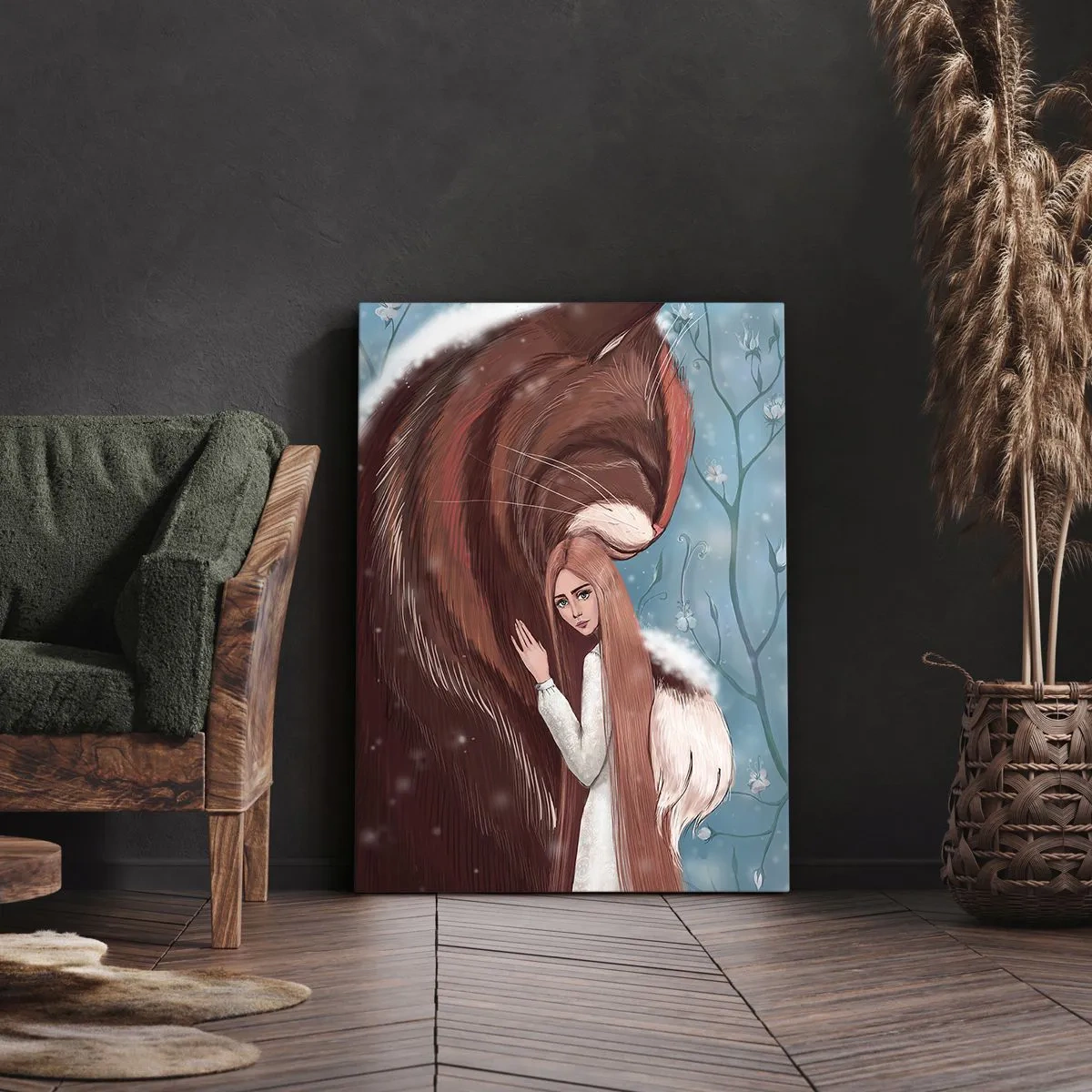 Bild auf Leinwand - Leinwandbild - Willkommen im Märchen - 70x100 cm