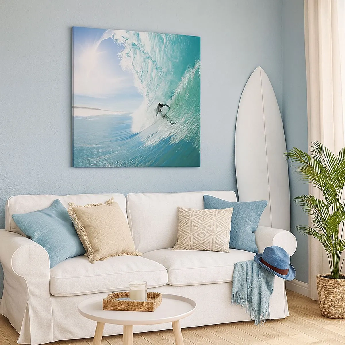 Bild auf Leinwand - Leinwandbild - Immer Top - 30x30 cm