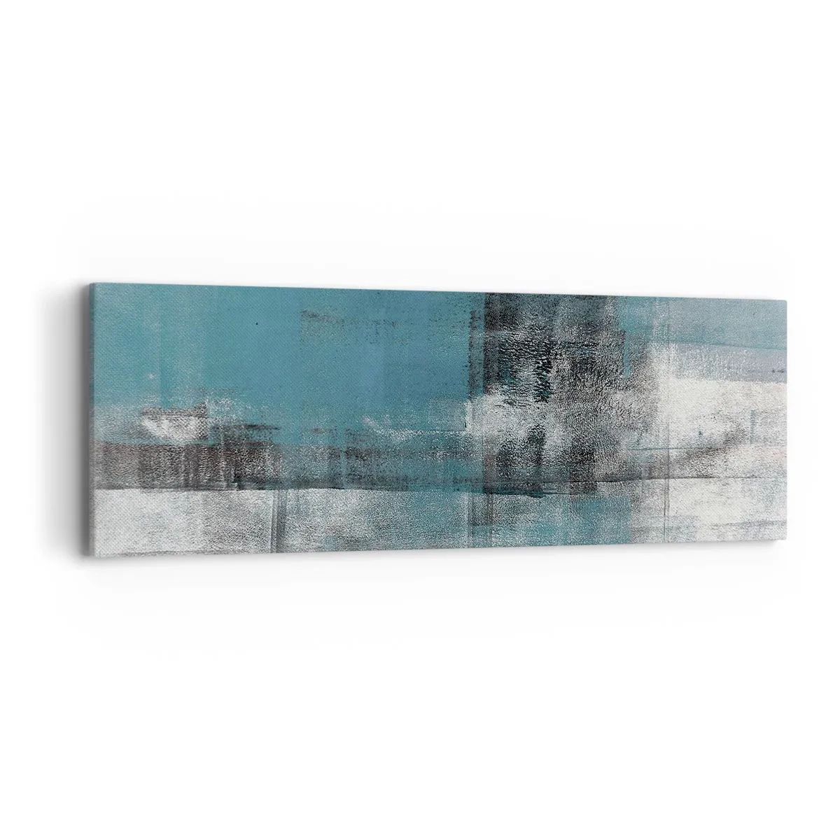 Bild auf Leinwand - Leinwandbild - Wasser und Luft - 90x30 cm