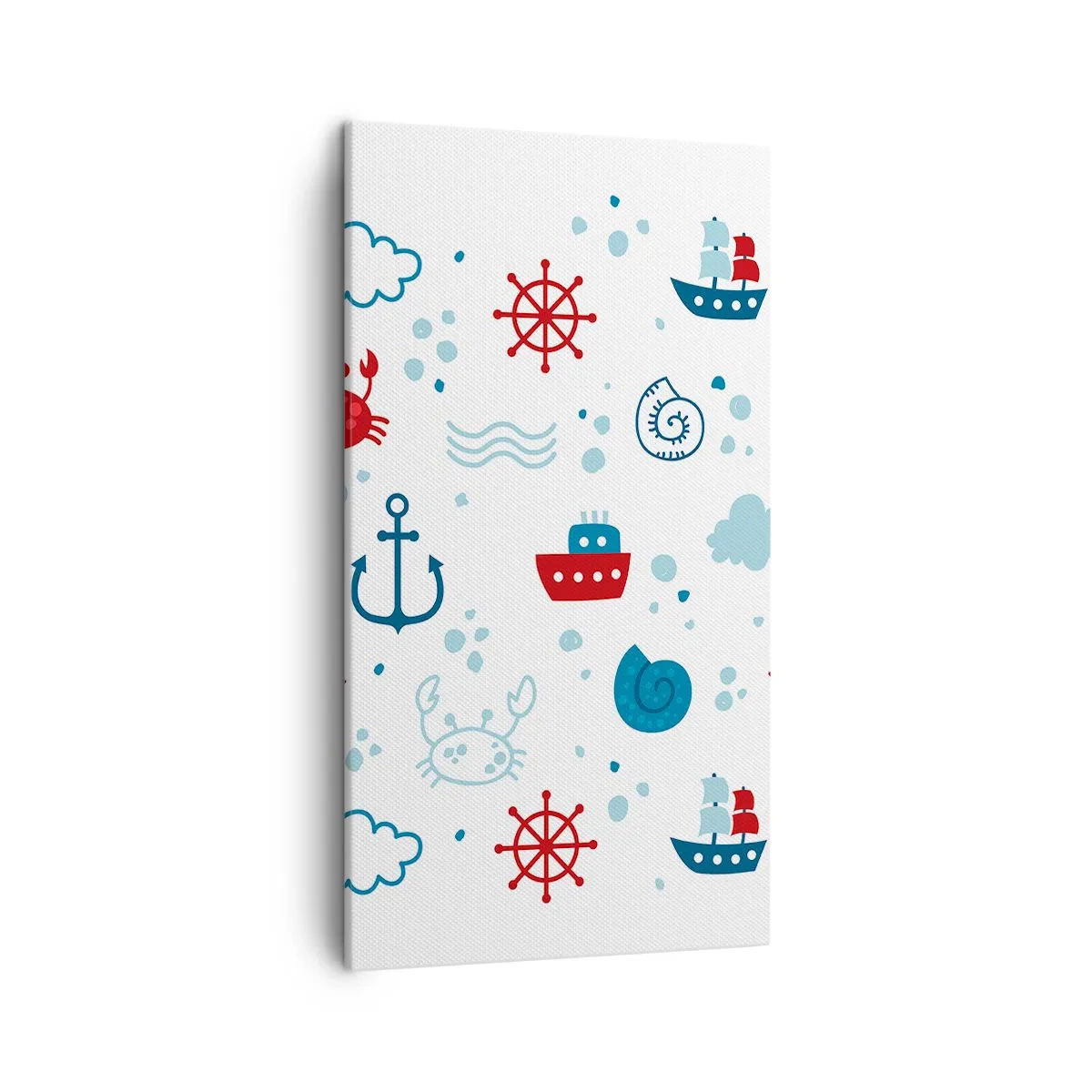 Bild auf Leinwand - Leinwandbild - Märchen vom Meer - 45x80 cm