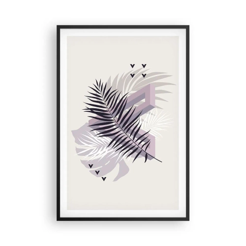 Poster in einem schwarzem Rahmen - Der Schatten des Schattens - 61x91 cm