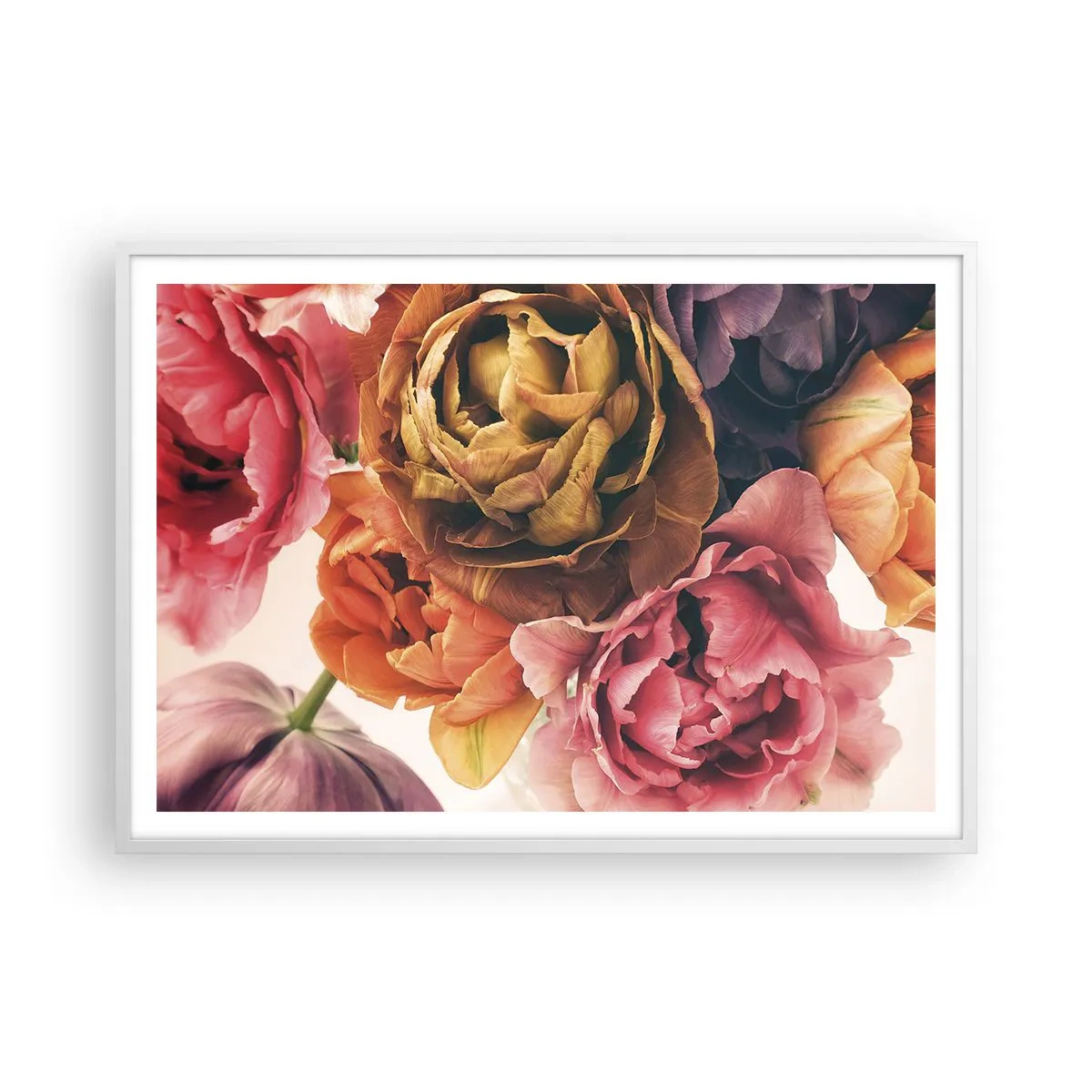 Poster in einem weißen Rahmen - Eine Feier des Lebens - 100x70 cm