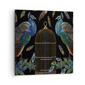 Bild auf Leinwand - Leinwandbild - In königlichen Gewändern - 60x60 cm