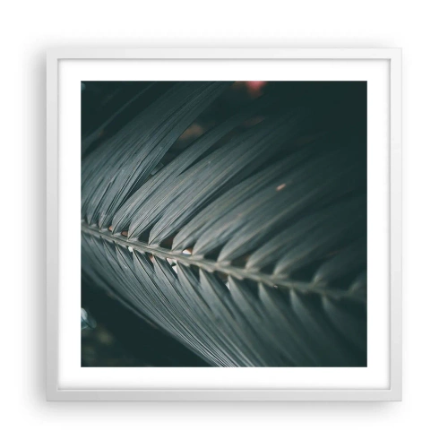 Poster in einem weißen Rahmen - Die Präzision der Natur - 50x50 cm