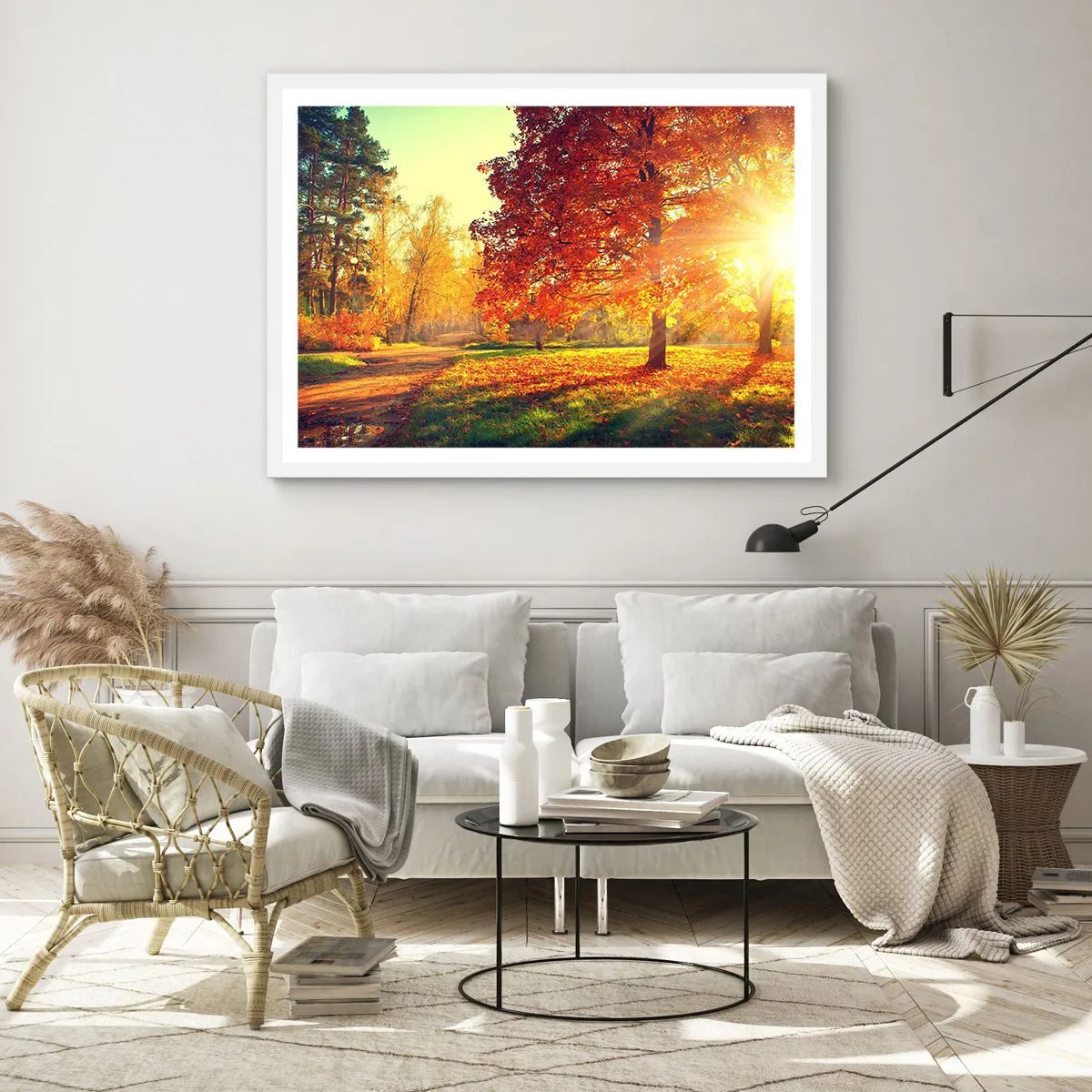 Poster in einem weißen Rahmen - Unhöflich ist schön - 70x50 cm