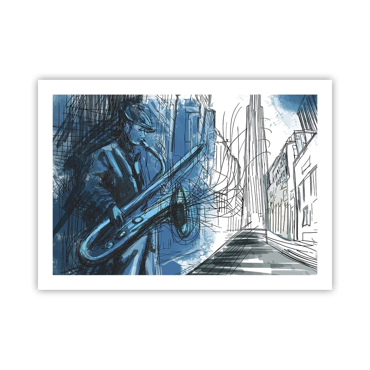 Poster - Urbane Rhapsodie - 70x50 cm