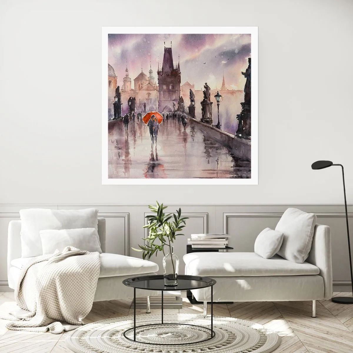 Poster - Leute verändern sich nicht - 30x30 cm