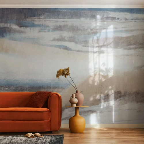 Fototapete Premium Canvas - Winterkomposition - Winter, Stück, Pastell - 200x140 cm