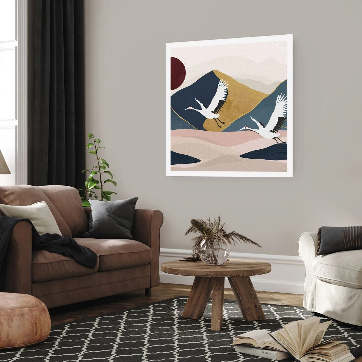 Poster - Es ist wieder ein Tag VERFLOGEN - 50x50 cm