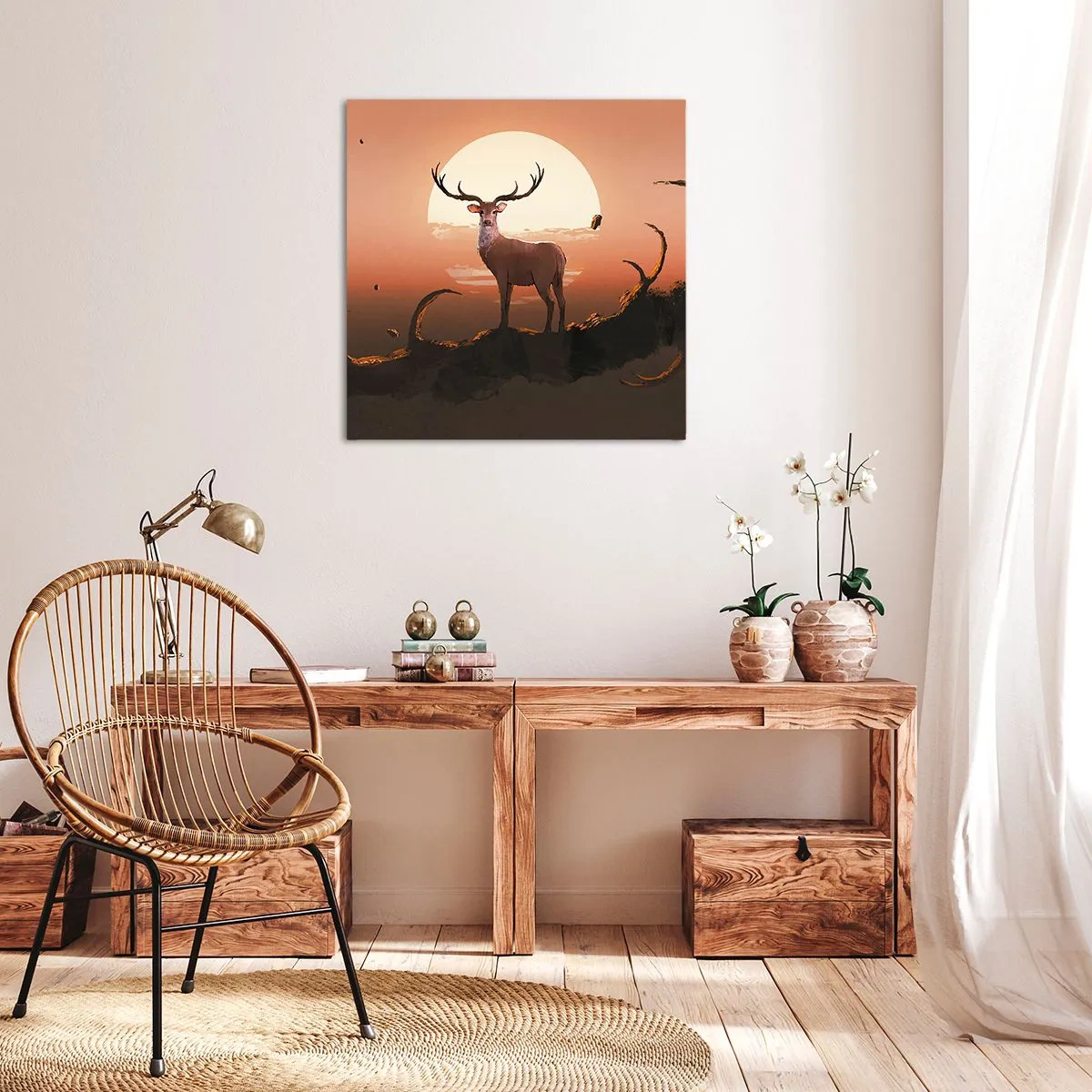 Bild auf Leinwand - Leinwandbild - Diese Nacht ist anders als jede andere - 70x70 cm