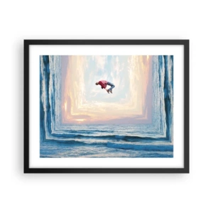 Poster in einem schwarzem Rahmen - In eine andere Dimension - 50x40 cm