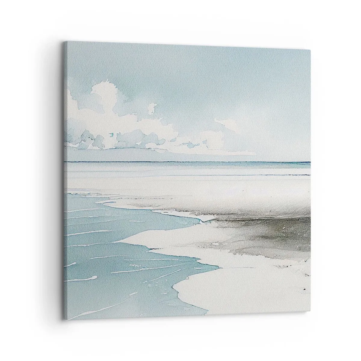 Bild auf Leinwand - Leinwandbild - Sanfte Flut - 50x50 cm