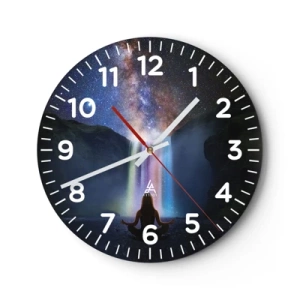 Wanduhr - Glasuhr - Absolute Harmonie - 40x40 cm