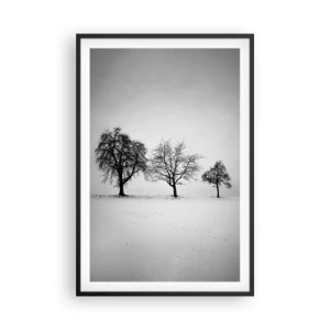 Poster in einem schwarzem Rahmen - Wovon träumen sie? - 61x91 cm