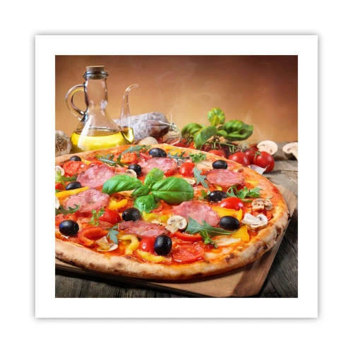 Poster - Mit echtem italienischem Flair - 50x50 cm