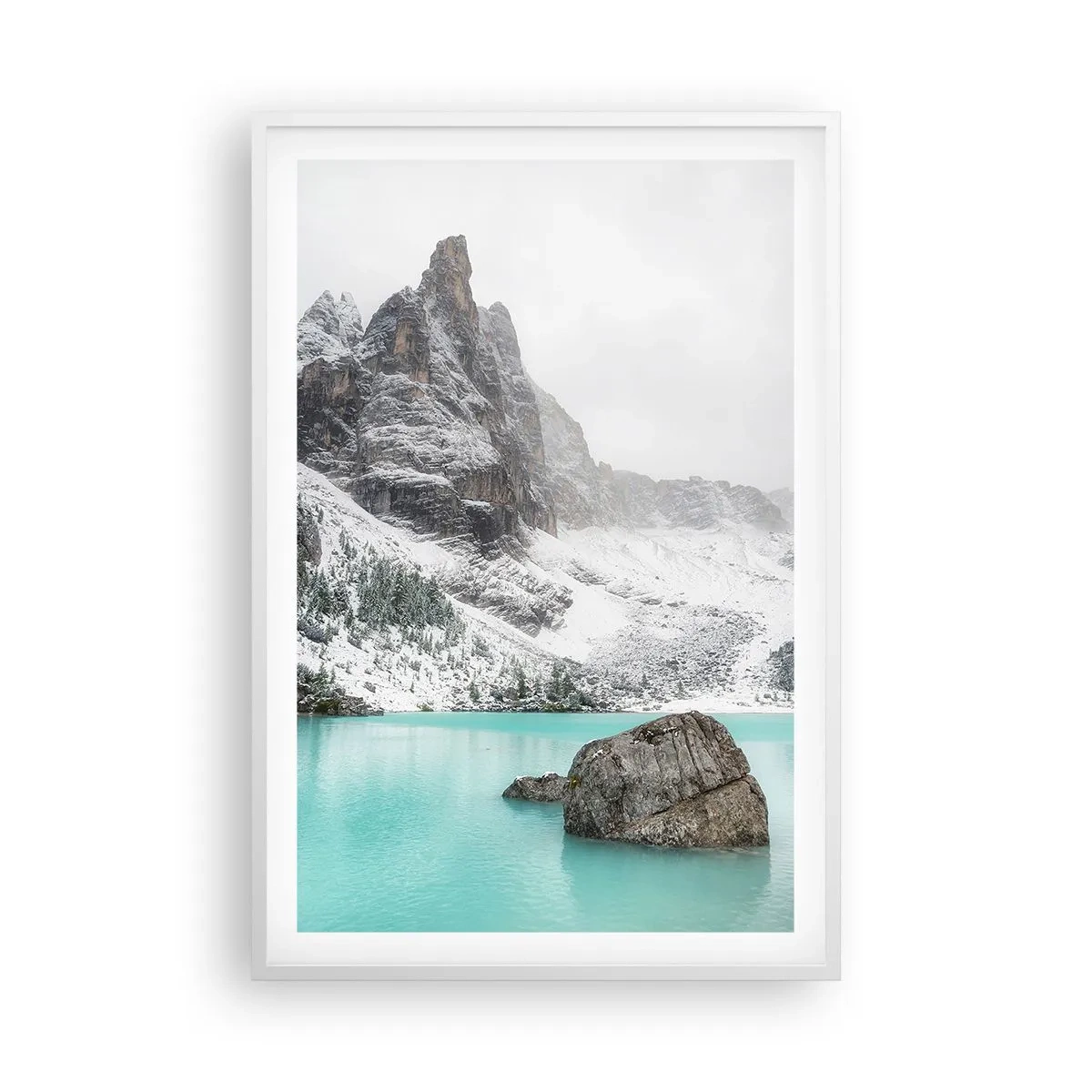 Poster in einem weißen Rahmen - Auf der Hut - 61x91 cm