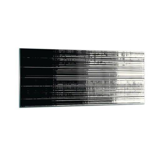 Glasbild - Bild auf glas - Wellen und Vibrationen - 100x40 cm