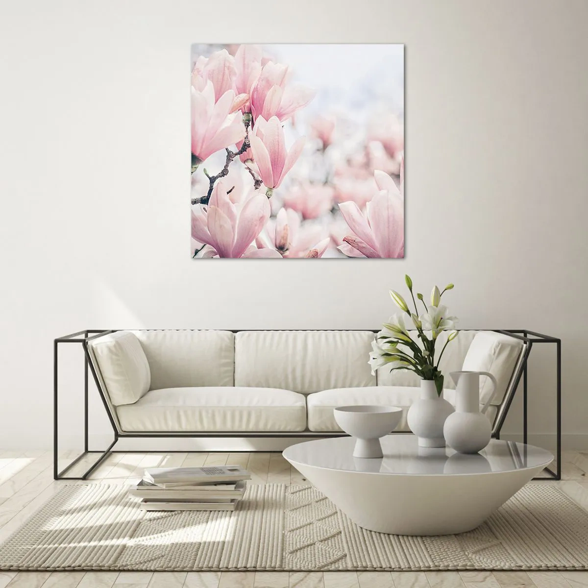 Glasbild - Bild auf glas - Das Ideal der Subtilität - 60x60 cm