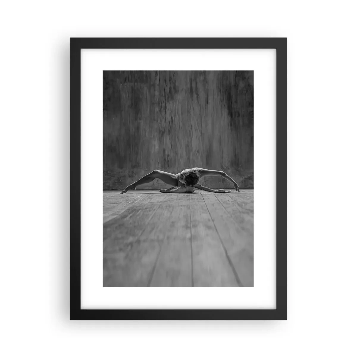 Poster in einem schwarzem Rahmen - Symmetrie gefunden - 30x40 cm