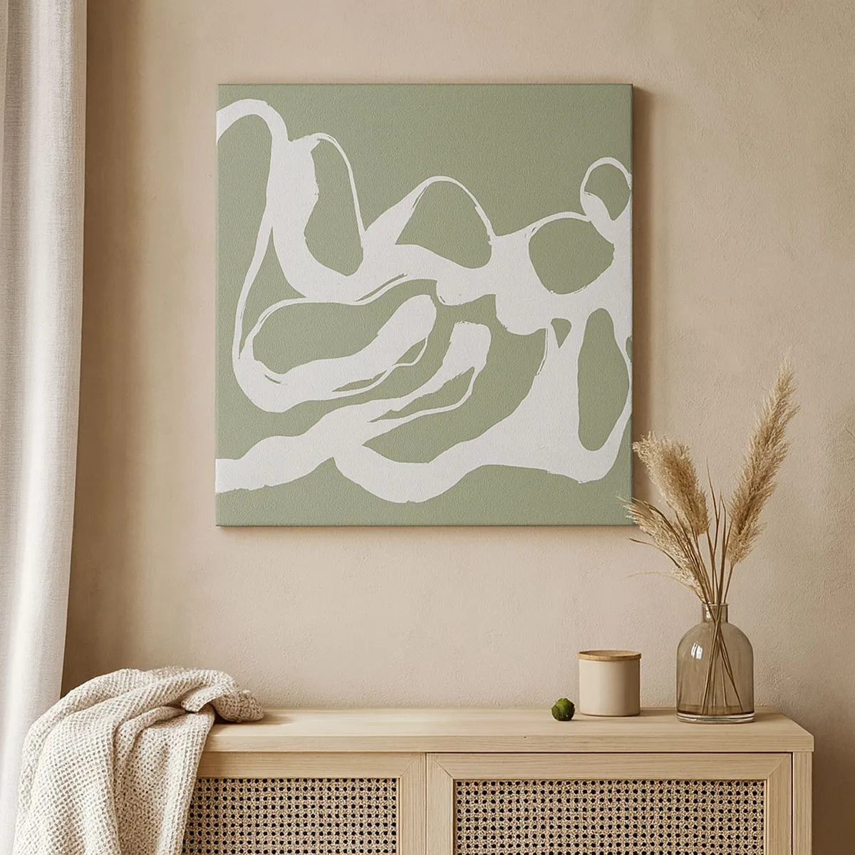 Bild auf Leinwand - Leinwandbild - Ruf des Weltraums - 30x30 cm