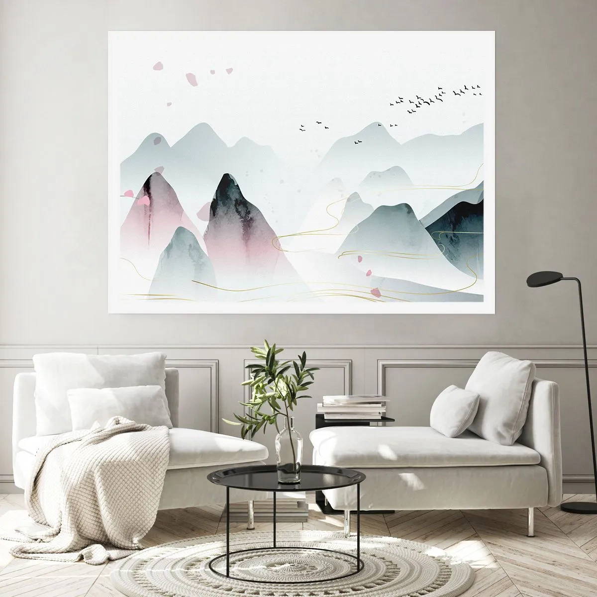 Poster - Über die Gipfel - 91x61 cm